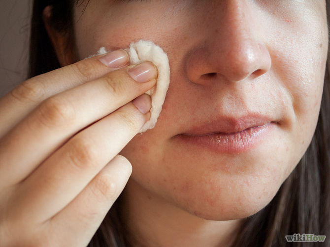 Decrease large facial pores