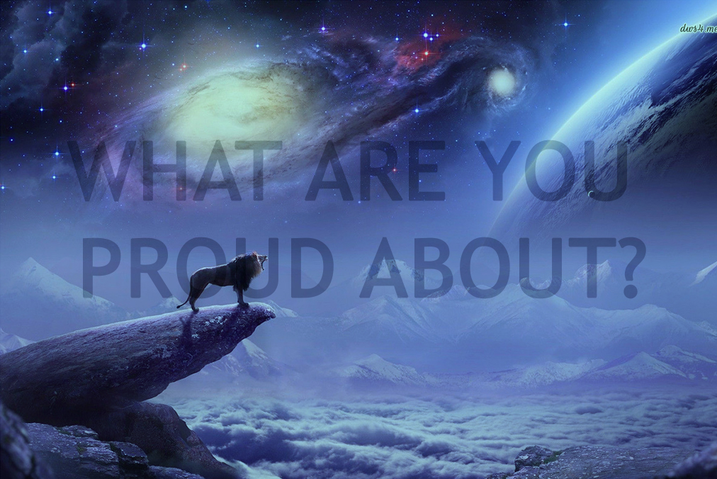 WHAT ARE YOU SO PROUD ABOUT? by SHEKAR SHARMA