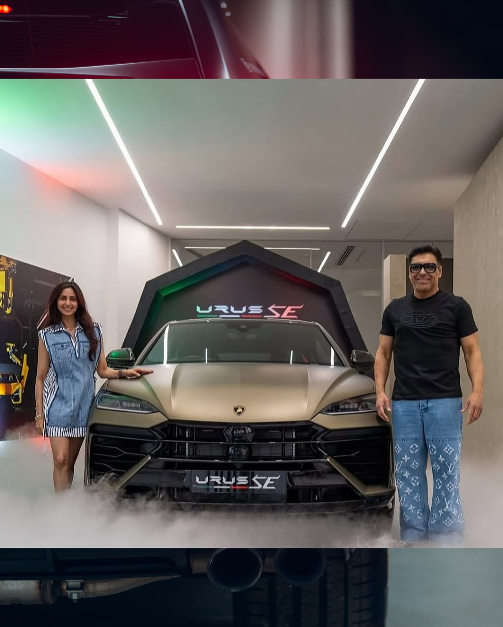 Ram Kapoor’s Lamborghini Urus SE: The Green Beast Hits Indian Roads
